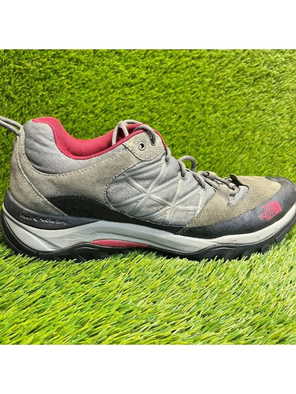 The North Face Storm Mens Size 11.5 Gray Black Athletic Hiking Shoes Sneakers